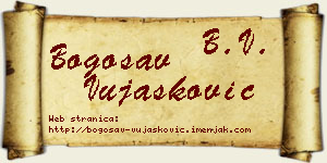 Bogosav Vujašković vizit kartica
